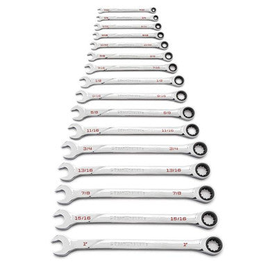 Gearwrench 86451 16 Piece 120XP™ Universal Spline XL Ratcheting Combination SAE Wrench Set