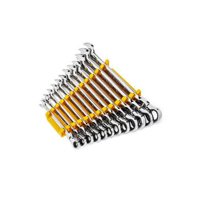 Gearwrench 86727 12 Piece 90-Tooth 12 Point Flex Head Ratcheting Combination Metric Wrench Set