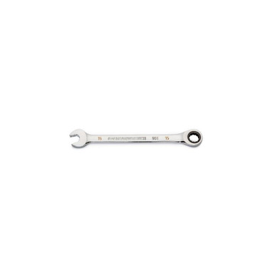 Gearwrench 86915 15mm 90-Tooth 12 Point Ratcheting Combination Wrench