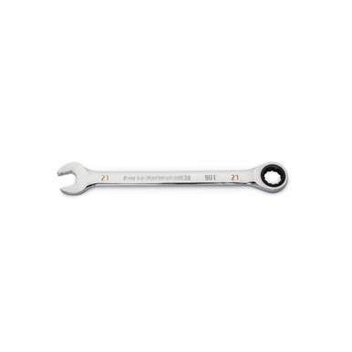 Gearwrench 86921 21mm 90-Tooth 12 Point Ratcheting Combination Wrench
