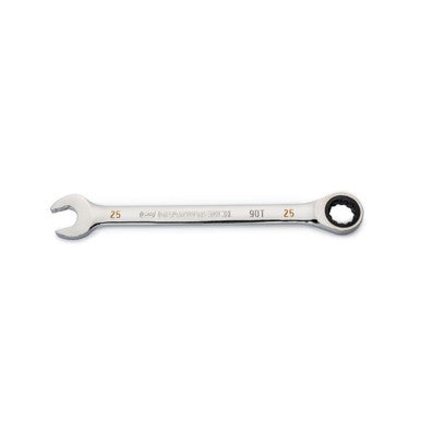 Gearwrench 86925 25mm 90-Tooth 12 Point Ratcheting Combination Wrench