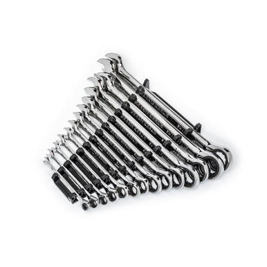Gearwrench 86959 14 Piece 90-Tooth 12 Point SAE Combination Ratcheting Wrench Set