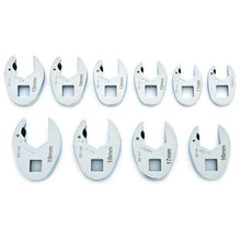 Load image into Gallery viewer, Gearwrench 89119 10 Piece 3/8 Drive Ratcheting Crowfoot Metric Wrench Set