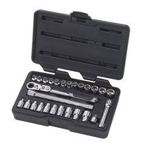 Load image into Gallery viewer, Gearwrench 891427 27 Piece 1/4" Drive Pass-Thru™ 6 Point Standard SAE/Metric Mechanics Tool Set