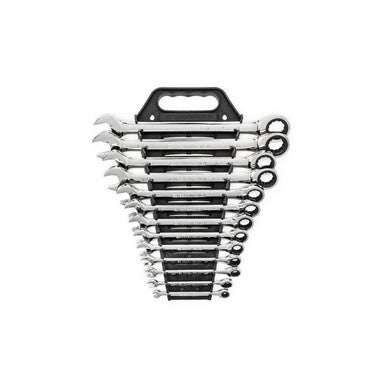 Gearwrench 9312 13 Piece 72-Tooth 12 Point Ratcheting Combination SAE Wrench Set