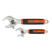 Load image into Gallery viewer, Crescent Tools AC3610CVS 2 Piece 6" &amp; 10" Quick-Fit-Jaw Adjustable Wrench Set