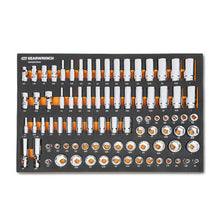 Load image into Gallery viewer, Gearwrench GWMSSKT38SAE 85 Piece 3/8” Drive Master SAE Socket Set in Foam Storage Tray