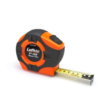 Crescent Tools PHV1410CMEN 1" x 10m/33' P1000 Series SAE/Metric Yellow Clad A30 Blade Power Return Tape Measure