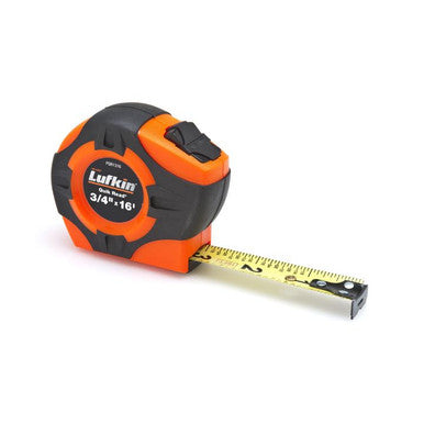 Crescent Tools PQR1316N 3/4" x 16' Quikread® Power Return Yellow Clad Tape Measure