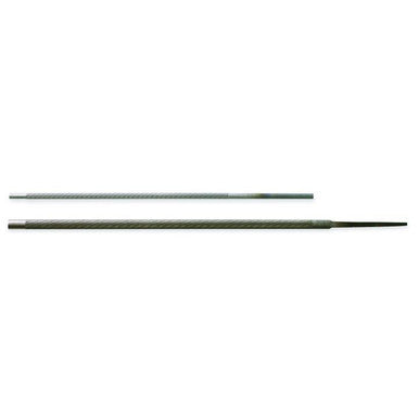 Crescent Tools T01888 7/32" x 8" Round Knurl Cut Chainsaw File - 1 File per Card
