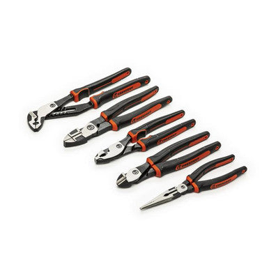 Crescent Tools Z2SET5CG-06 5 Piece Z2™ Mixed Dual Material Plier Set