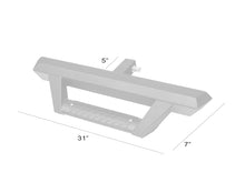 Load image into Gallery viewer, Armordillo 7180321 Armordillo 2" Receiver AR Style Rear Hitch Step - Black for Select Chevrolet Silverado 1500, Chevrolet Silverado 2500, Chevrolet Silverado HD, Chevrolet Silverado 3500, Chevrolet Silverado HD, Chevrolet Suburban, Chevrolet Suburban
