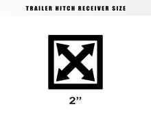 Load image into Gallery viewer, Armordillo 7180321 Armordillo 2" Receiver AR Style Rear Hitch Step - Black for Select Chevrolet Silverado 1500, Chevrolet Silverado 2500, Chevrolet Silverado HD, Chevrolet Silverado 3500, Chevrolet Silverado HD, Chevrolet Suburban, Chevrolet Suburban