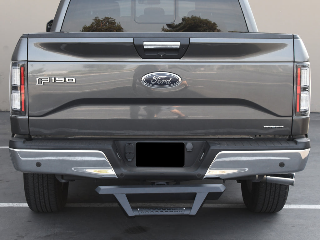 Armordillo 7180321 Armordillo 2" Receiver AR Style Rear Hitch Step - Black for Select Chevrolet Silverado 1500, Chevrolet Silverado 2500, Chevrolet Silverado HD, Chevrolet Silverado 3500, Chevrolet Silverado HD, Chevrolet Suburban, Chevrolet Suburban