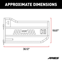 Load image into Gallery viewer, ARIES AR15009 Jeep Wrangler JK Aluminum Front Tube Doors for Select Jeep Wrangler