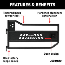 Load image into Gallery viewer, ARIES AR15009 Jeep Wrangler JK Aluminum Front Tube Doors for Select Jeep Wrangler