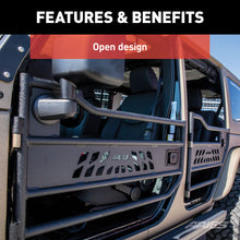 Load image into Gallery viewer, ARIES AR15009 Jeep Wrangler JK Aluminum Front Tube Doors for Select Jeep Wrangler