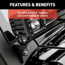 Load image into Gallery viewer, ARIES AR15800 Jeep Wrangler JK Windshield Light Brackets for Select Jeep Wrangler
