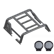 Load image into Gallery viewer, Black Horse Off Road AR2-01BOV1-PL69B Armour II Roll Bar W/ Armour II Overland Kit for Select Chevrolet Silverado 1500, Ford F-150, GMC Sierra 1500, Ram 1500, Toyota Tundra