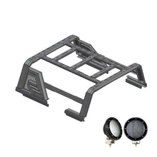 Load image into Gallery viewer, Black Horse Off Road AR2-01BOV1-PLFB Armour II Roll Bar W/ Armour II Overland Kit for Select Chevrolet Silverado 1500, Ford F-150, GMC Sierra 1500, Ram 1500, Toyota Tundra