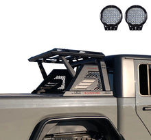 Load image into Gallery viewer, Black Horse Off Road AR2-05BA3-PL69B Armour II Roll Bar W/Basket Kit for Select Nissan Frontier