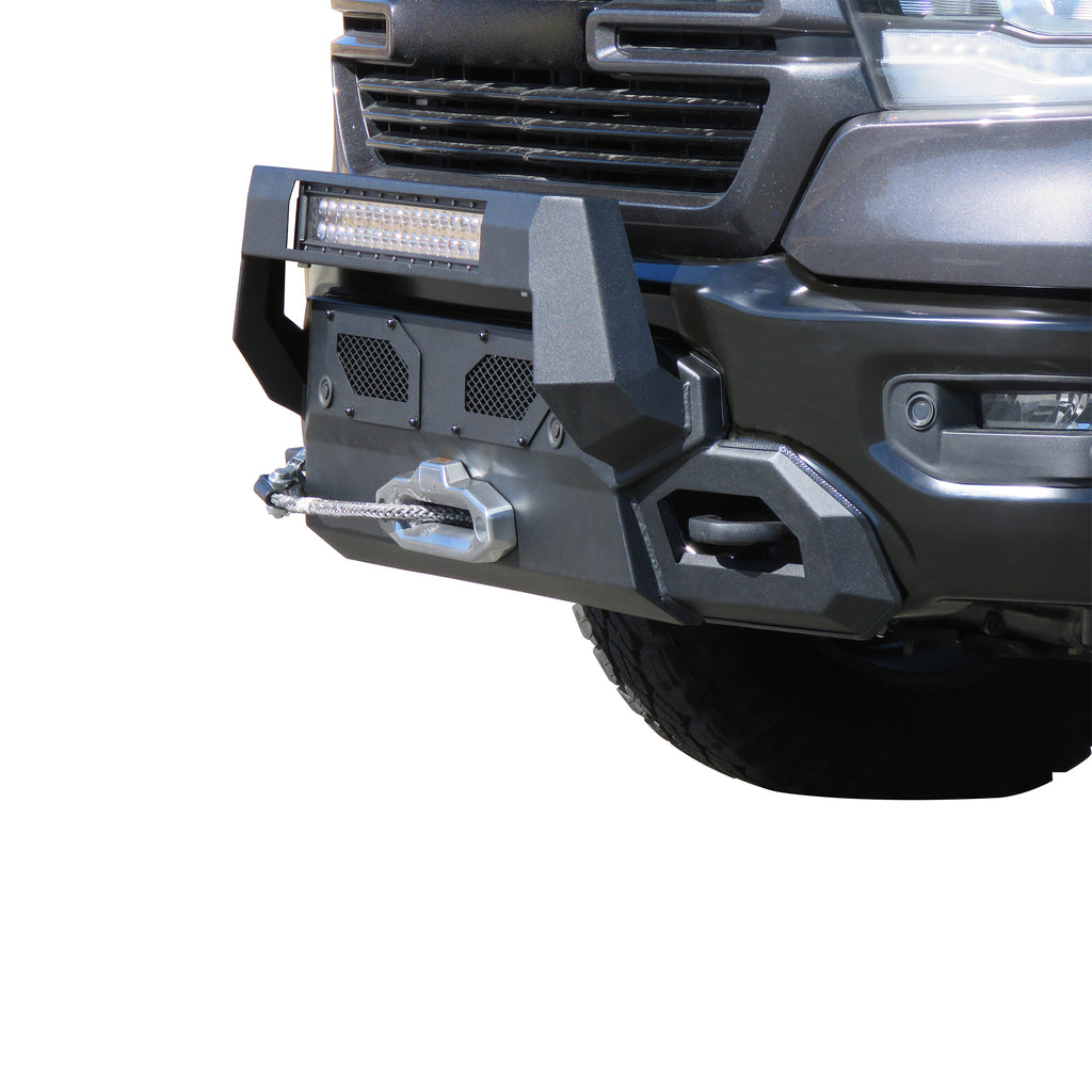 Black Horse Off Road AR3HD30 Armour III Heavy Duty Front Winch Bumper Kit for Select Ram