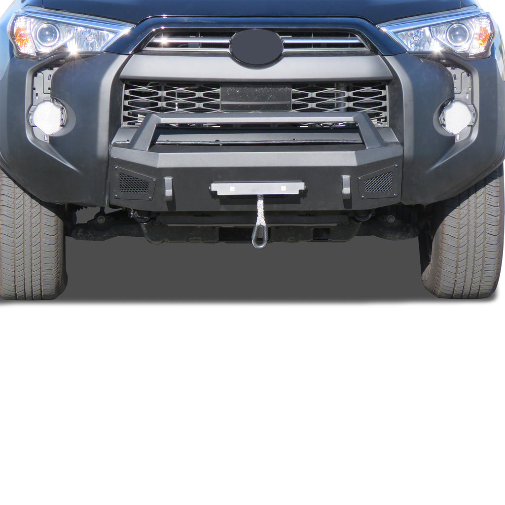 Black Horse Off Road AR3HD60-W12 Armour III Heavy Duty Front Winch Bumper Kit & Winch for Select Toyota 4Runner