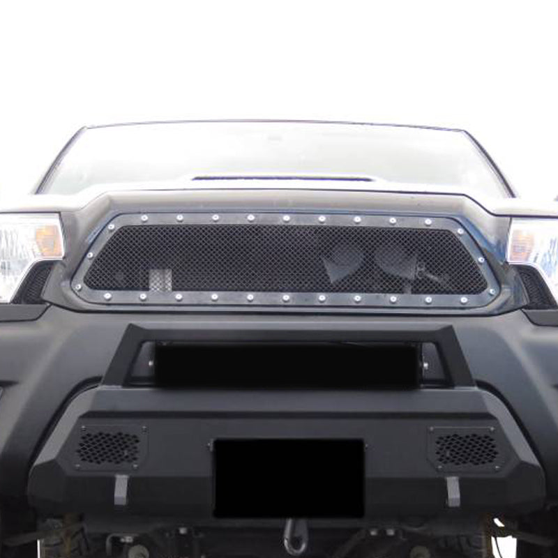 Black Horse Off Road AR3HD61NL Armour III Heavy Duty Front Winch Bumper for Select Toyota Tacoma