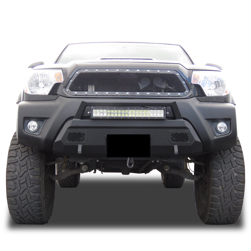 Black Horse Off Road AR3HD61 Armour III Heavy Duty Front Winch Bumper Kit for Select Toyota Tacoma