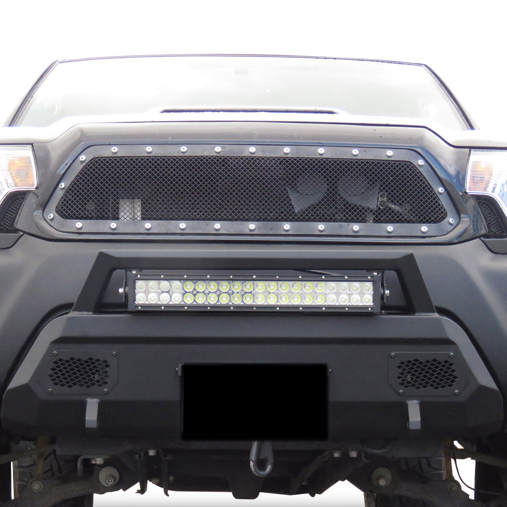 Black Horse Off Road AR3HD61 Armour III Heavy Duty Front Winch Bumper Kit for Select Toyota Tacoma
