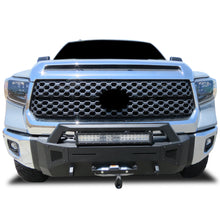 Load image into Gallery viewer, Black Horse Off Road AR3HD63-W12 Armour III Heavy Duty Front Winch Bumper Kit &amp; Winch for Select Toyota Tundra