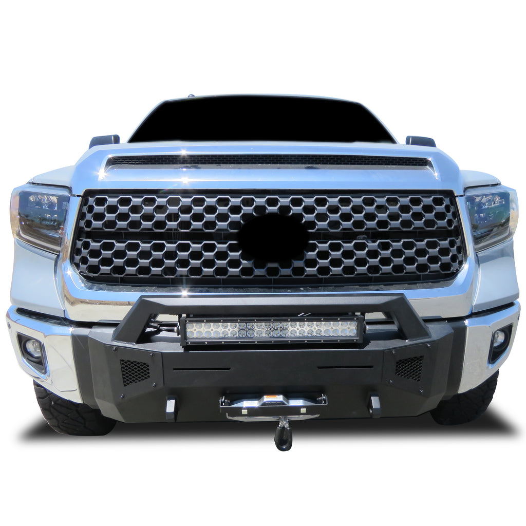 Black Horse Off Road AR3HD63 Armour III Heavy Duty Front Winch Bumper Kit for Select Toyota Tundra
