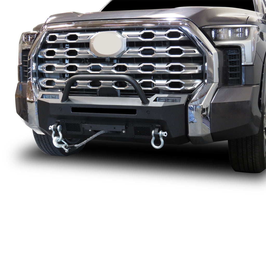 Black Horse Off Road AR3HD64NL Armour III Heavy Duty Front Winch Bumper for Select Toyota Tundra