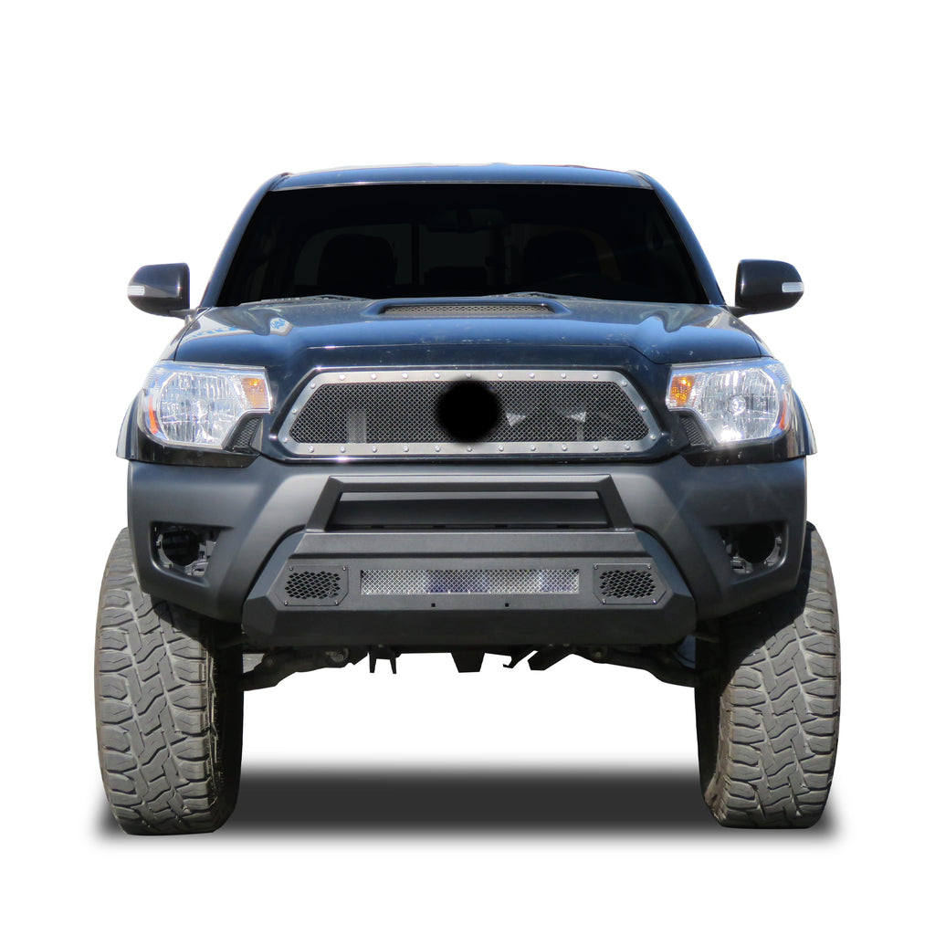 Black Horse Off Road AR3LD61NL Armour III Light Duty Front Bumper for Select Toyota Tacoma