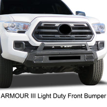 Load image into Gallery viewer, Black Horse Off Road AR3LD62NL Armour III Light Duty Front Bumper for Select Toyota Tacoma