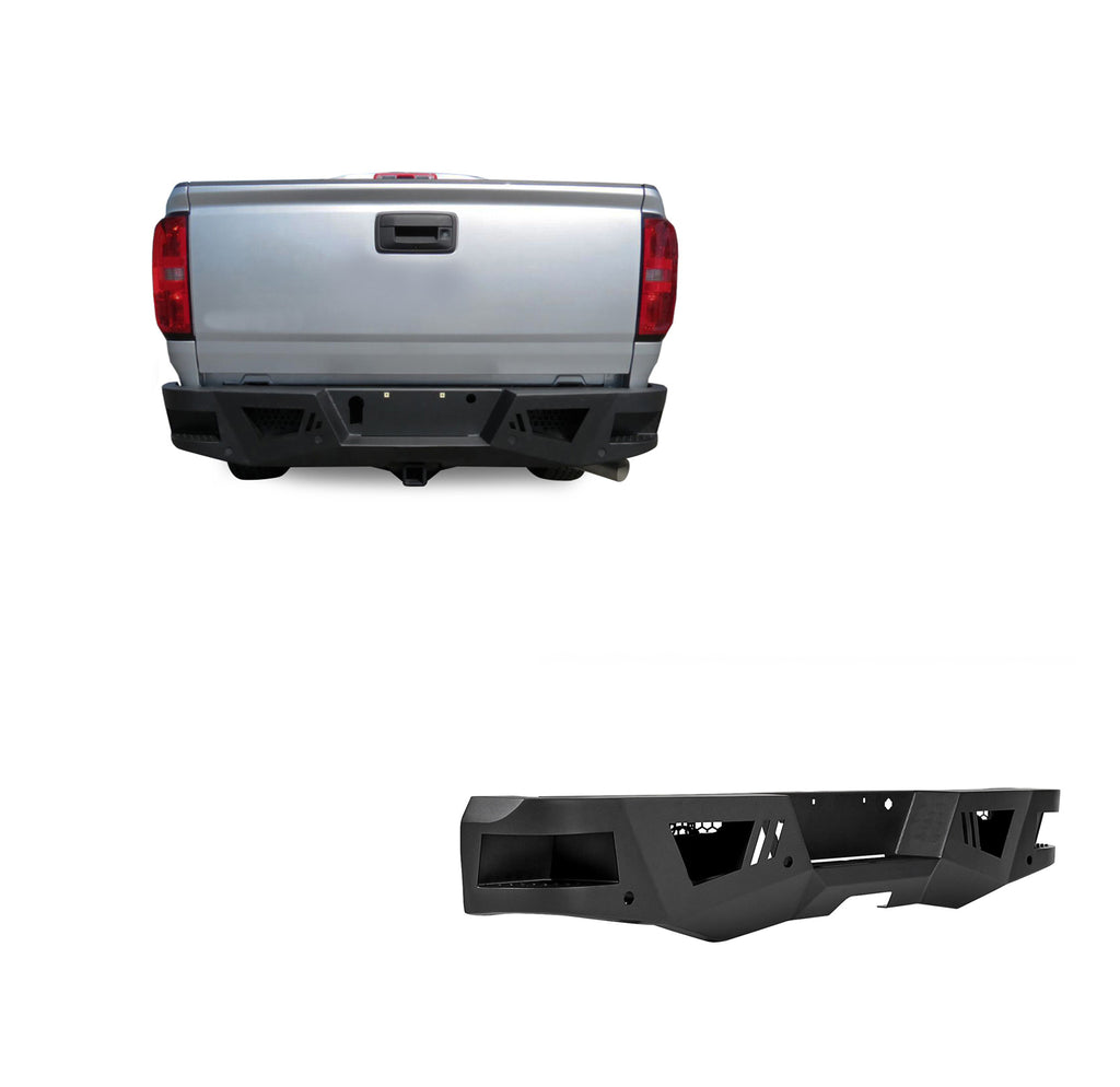 Black Horse Off Road ARB-CO15 Armour Heavy Duty Rear Bumper for Select GMC Canyon