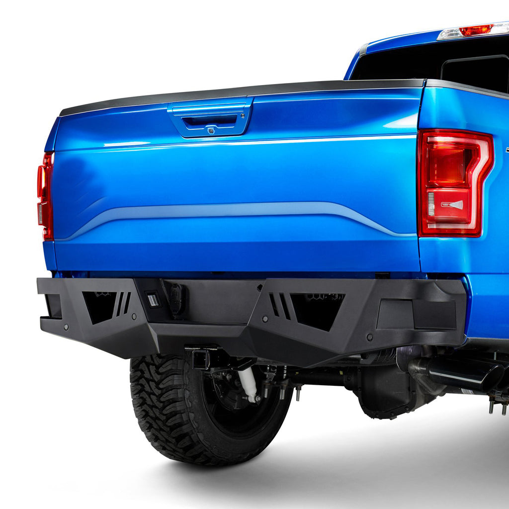Black Horse Off Road ARB-F115 Armour Heavy Duty Rear Bumper for Select Ford F-150