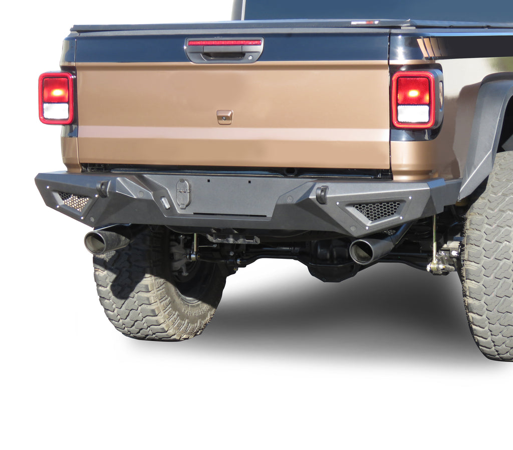 Black Horse Off Road ARB-JG20 Armour Heavy Duty Rear Bumper for Select Jeep Gladiator