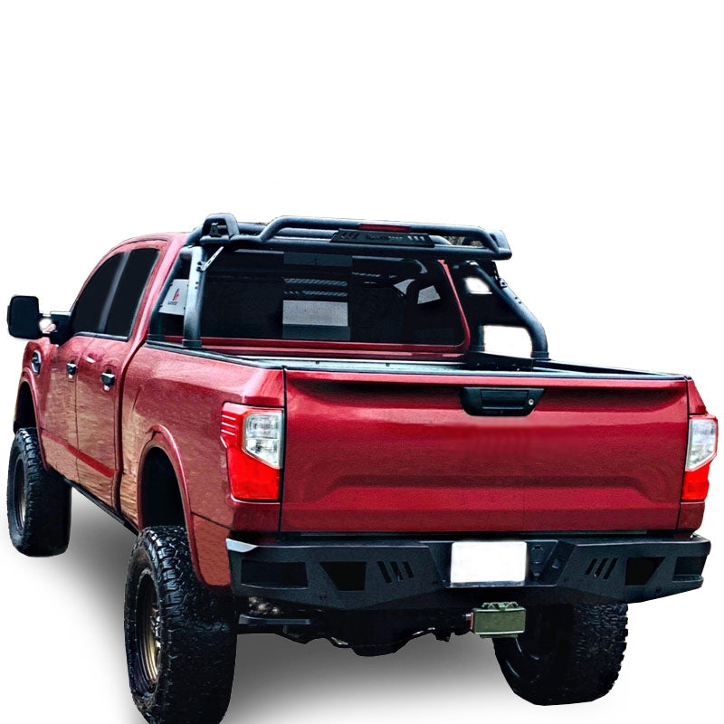Black Horse Off Road ARB-NITI Armour Heavy Duty Rear Bumper for Select Nissan TITAN XD