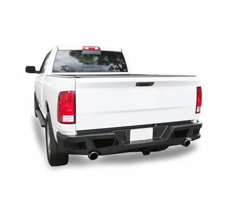 Black Horse Off Road ARB-RA20 Armour Heavy Duty Rear Bumper for Select Dodge Ram 1500, Dodge Ram 2500, Dodge Ram 3500, Ram 1500, Ram Classic, Ram 2500, Ram