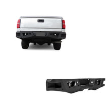 Load image into Gallery viewer, Black Horse Off Road ARB-SI16-KIT Armour Heavy Duty Rear Bumper Kit for Select Chevrolet Silverado 1500, Chevrolet Silverado LD, GMC Sierra 1500, GMC Sierra Limited