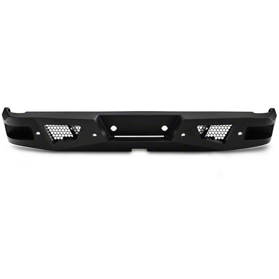 Black Horse Off Road ARB-SI25-11 Armour Super Heavy Duty Rear Bumper for Select Chevrolet Silverado HD, Chevrolet Silverado HD, GMC Sierra HD, GMC Sierra HD