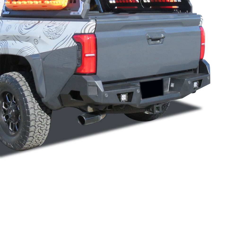 Black Horse Off Road ARB-TA15 Armour Heavy Duty Rear Bumper for Select Toyota Tacoma