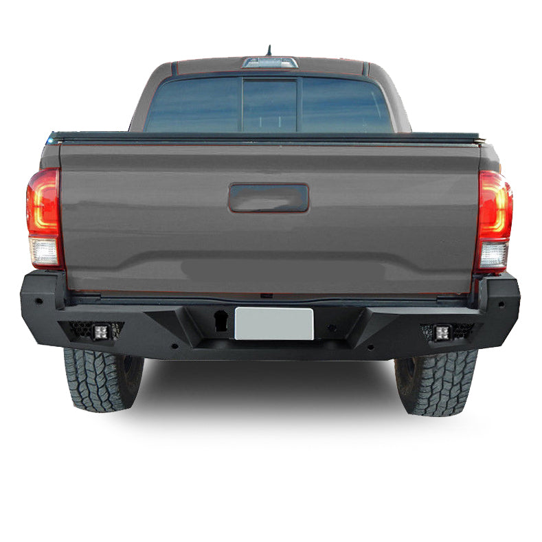 Black Horse Off Road ARB-TA16-KIT Armour Heavy Duty Rear Bumper Kit for Select Toyota Tacoma