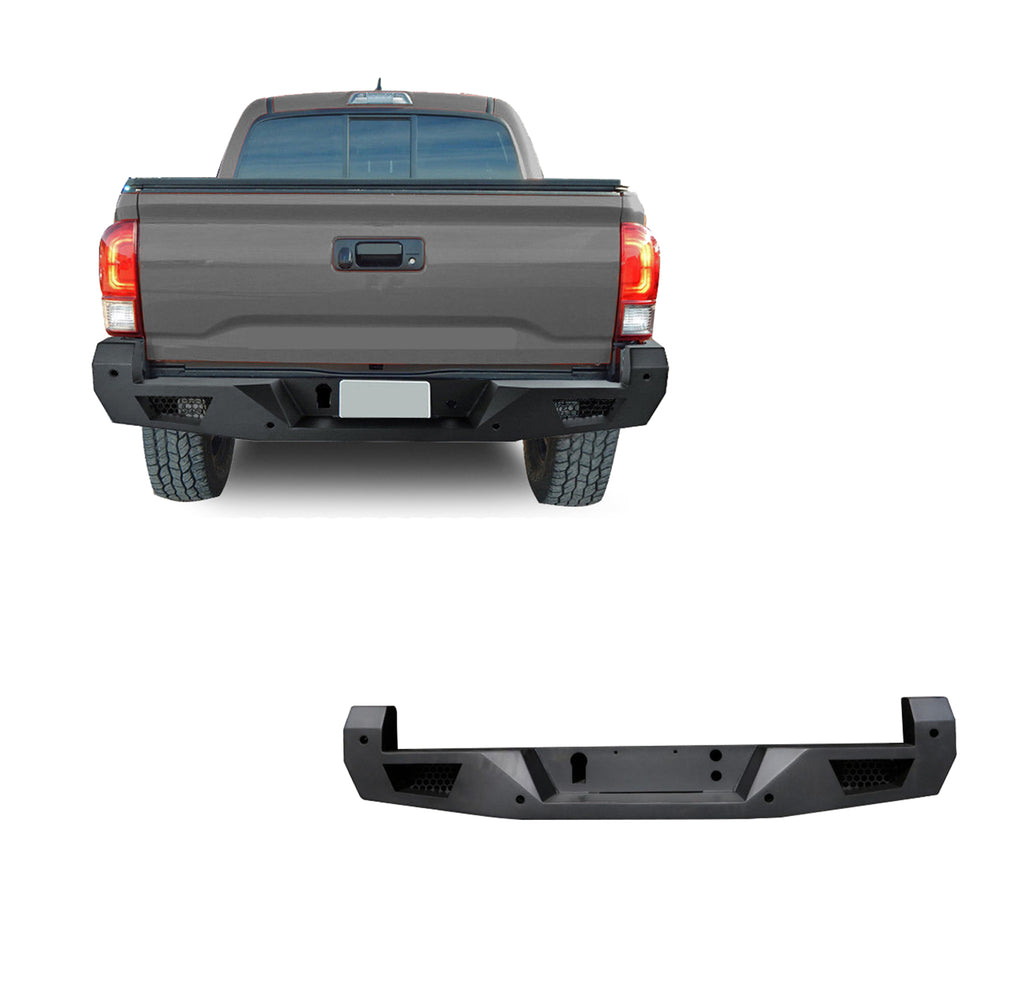 Black Horse Off Road ARB-TA16 Armour Heavy Duty Rear Bumper for Select Toyota Tacoma