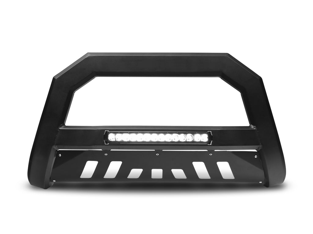 Armordillo 7179035 Armordillo 2006-2009 Mitsubishi Raider AR Bull Bar w/LED - Matte Black for Select Mitsubishi Raider