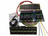 AUTO ROD CONTROLS 8001D 8 Switch In-Dash Control Module  Black Faceplate