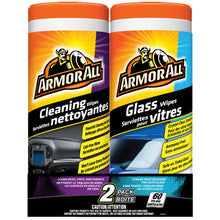 Load image into Gallery viewer, Armor All 17375B Wipes Glass/Cleaner