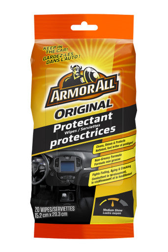 Armor All 18254 Original Protectant Wipes Flat Pack