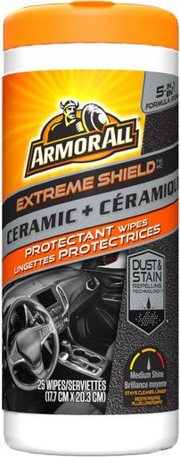 Armor All AESPRTCRC-1CAN Extreme Shield Protectant Wipes (25 count)